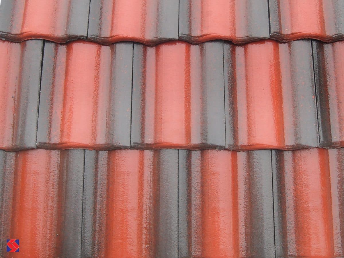 Antique Red concrete roof tile